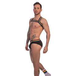 Barcode Berlin Harnais élastique Barcode pride Noir
